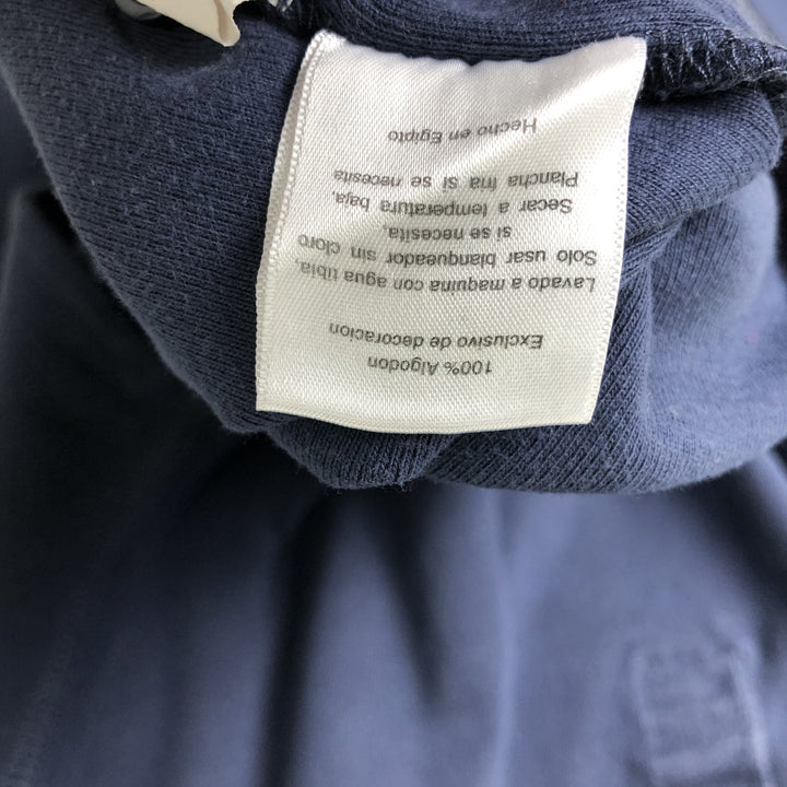 Levi's Henley neck long T-shirt, men's size XL cotton navy blue type Vintage Second Hand