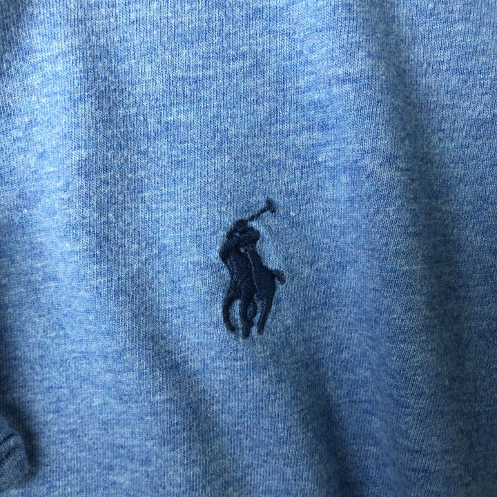 Ralph Lauren POLO RALPH LAUREN hooded long-sleeved T-shirt, men's size L cotton blue type Vintage Second Hand