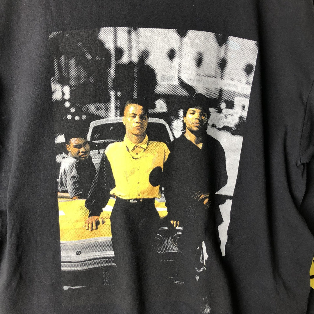 Boyz n the Hood Movie Long Sleeve T-Shirt, Men's XXL cotton black type Vintage Second Hand