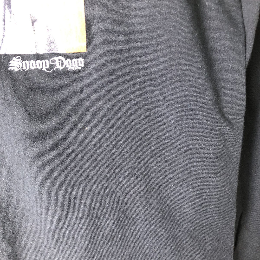 SNOOP DOGG Snoop Dogg Long Sleeve Rap T-Shirt Men's Size L unclear black type Vintage Second Hand