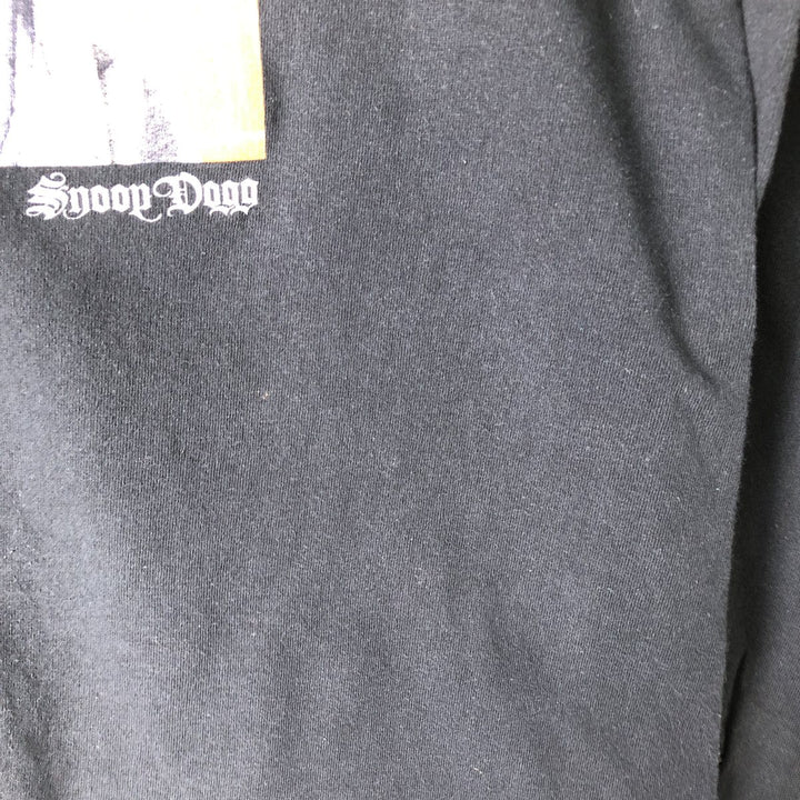 SNOOP DOGG Snoop Dogg Long Sleeve Rap T-Shirt Men's Size L unclear black type Vintage Second Hand
