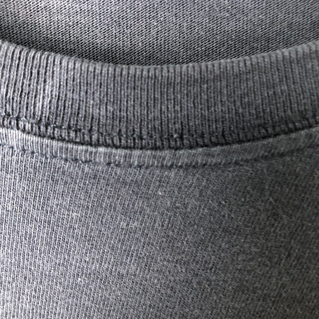 Eddie Bauer long-sleeved T-shirt, men's size L cotton navy blue type Vintage Second Hand
