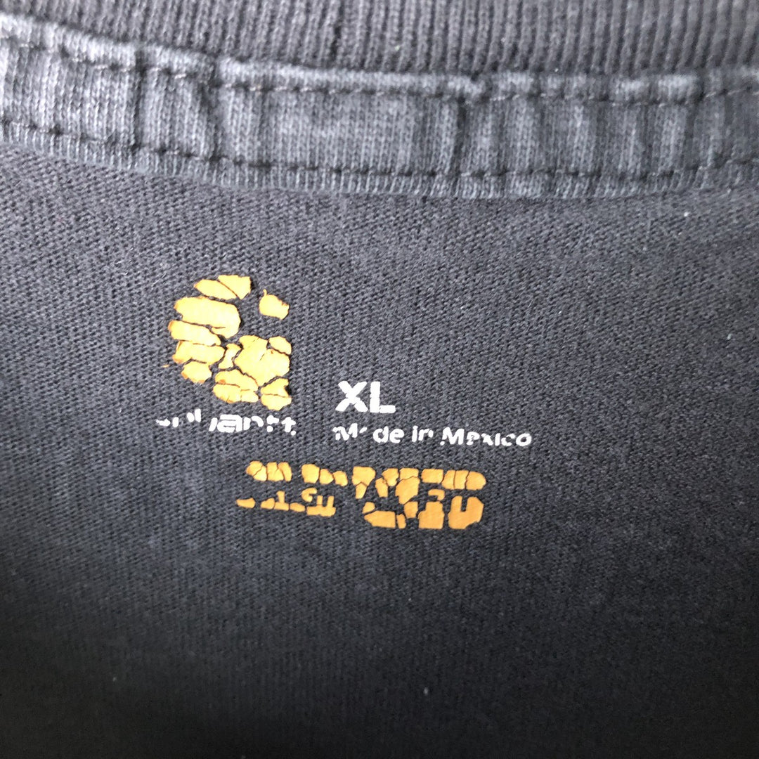 Carhartt Original Fit Long Sleeve T-Shirt, Men's XL cotton black type Vintage Second Hand