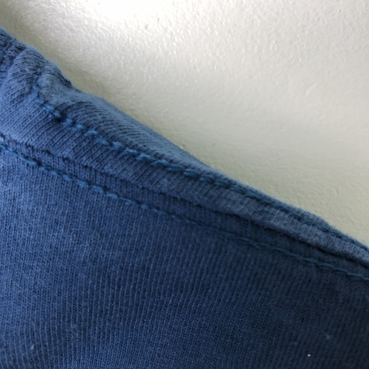 NHS Long Sleeve T-Shirt, Men's Size Small unclear blue type Vintage Second Hand