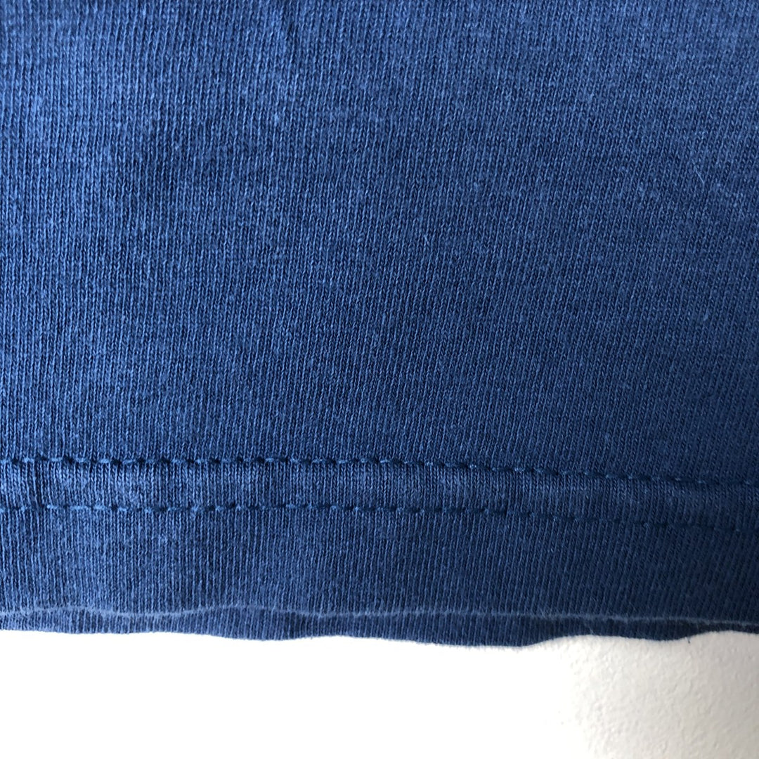 NHS Long Sleeve T-Shirt, Men's Size Small unclear blue type Vintage Second Hand