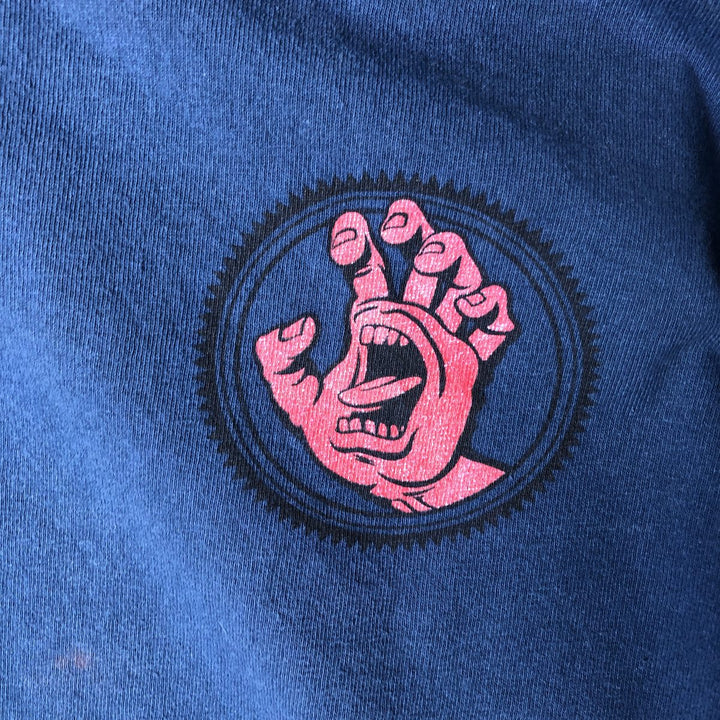 NHS Long Sleeve T-Shirt, Men's Size Small unclear blue type Vintage Second Hand