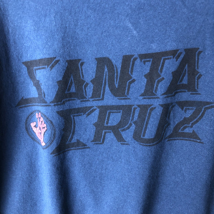 NHS Long Sleeve T-Shirt, Men's Size Small unclear blue type Vintage Second Hand