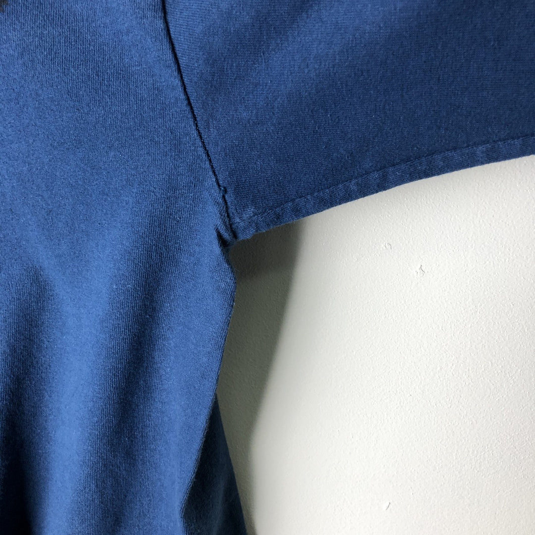 NHS Long Sleeve T-Shirt, Men's Size Small unclear blue type Vintage Second Hand