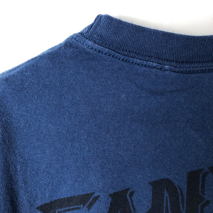 NHS Long Sleeve T-Shirt, Men's Size Small unclear blue type Vintage Second Hand