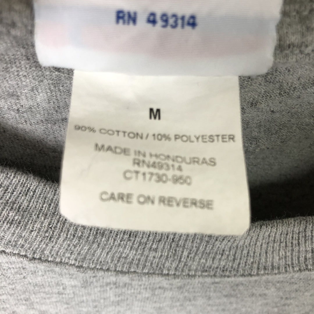 Champion Authentic Athletic Apparel Ohio State University College Long Sleeve T-Shirt, Men's Size Medium cotton gray type Vintage Second Hand