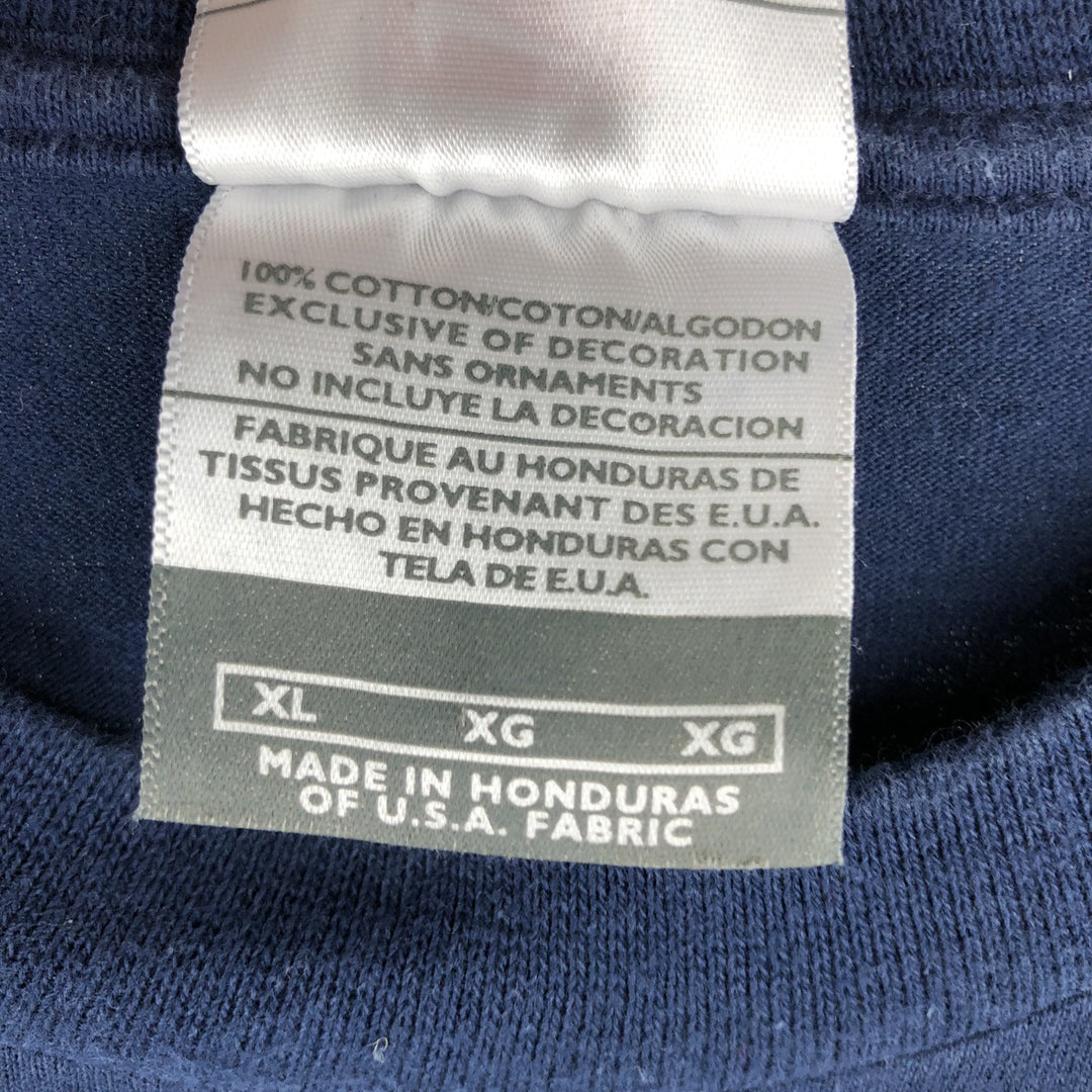 Nike Team Long Sleeve T-Shirt, Men's XL cotton navy blue type Vintage Second Hand