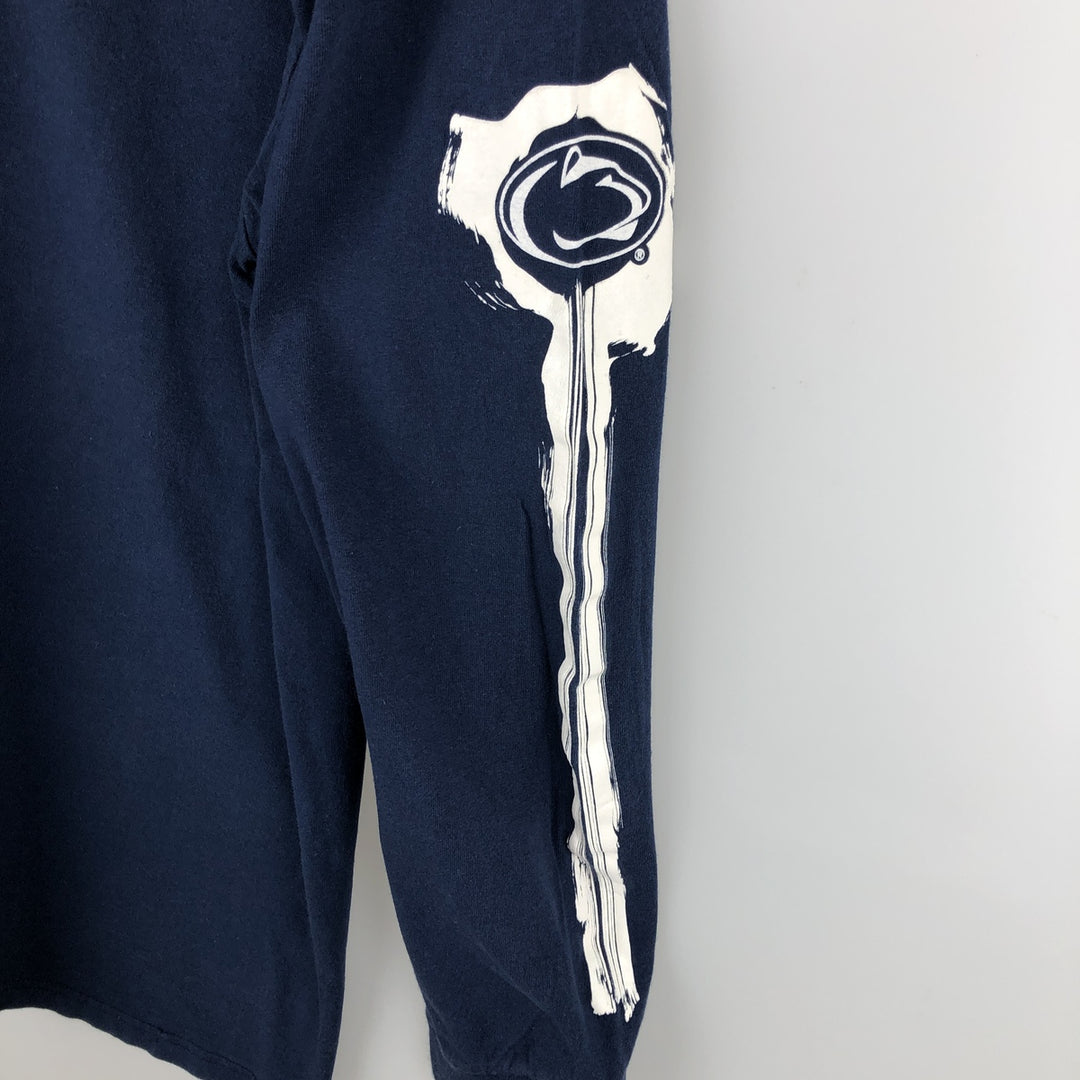 Nike Team Long Sleeve T-Shirt, Men's XL cotton navy blue type Vintage Second Hand