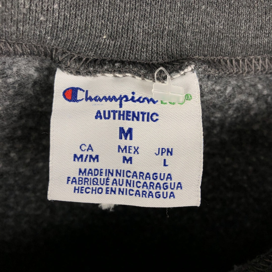 Champion ECO AUTHENTIC College Sweatshirt, Men's Size M unclear Charcoal Vintage Second Hand