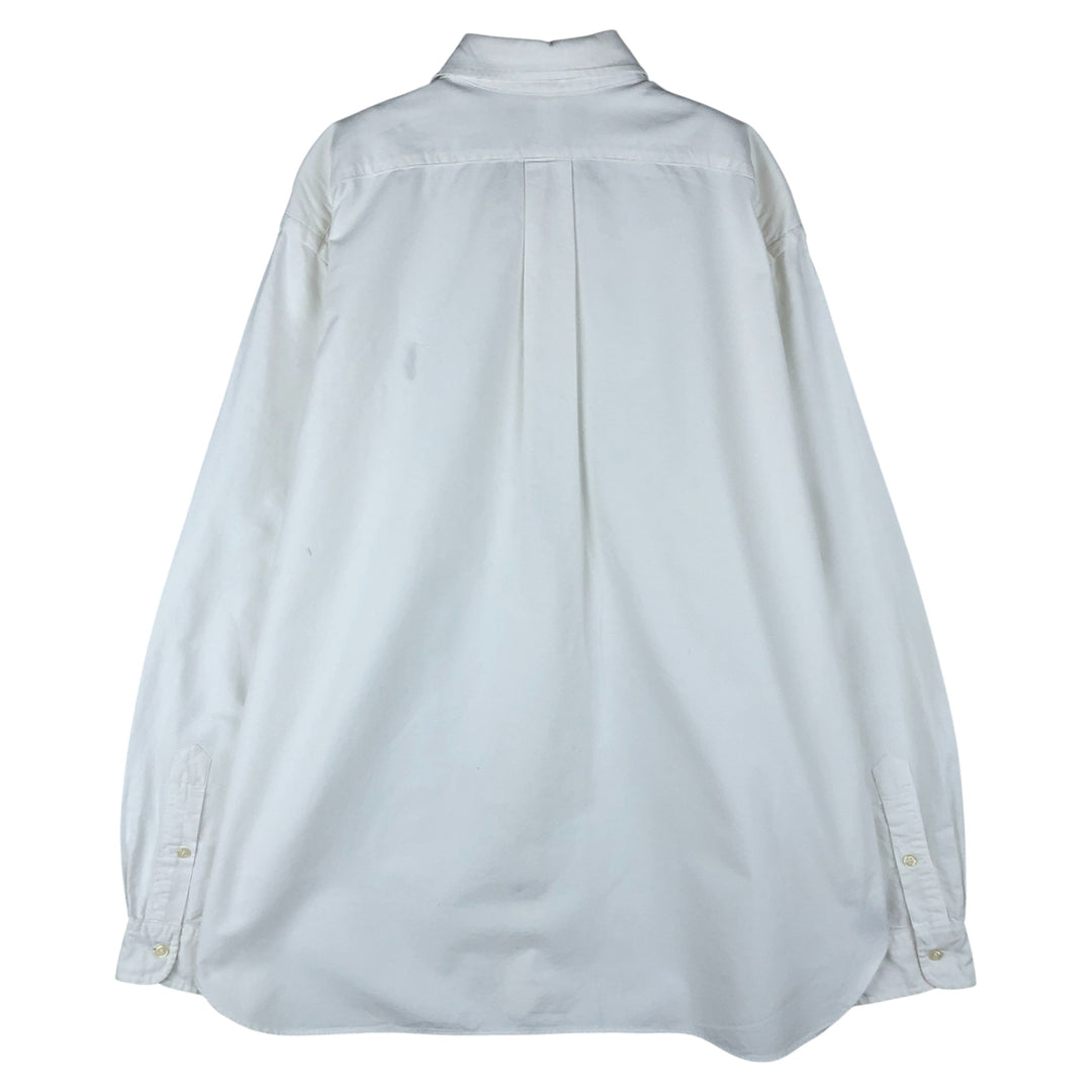 Ralph Lauren Classic Fit Long Sleeve Button Down Shirt Men's XL cotton white type Vintage Second Hand