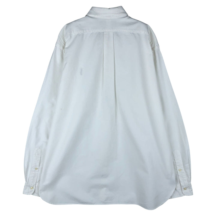 Ralph Lauren Classic Fit Long Sleeve Button Down Shirt Men's XL cotton white type Vintage Second Hand