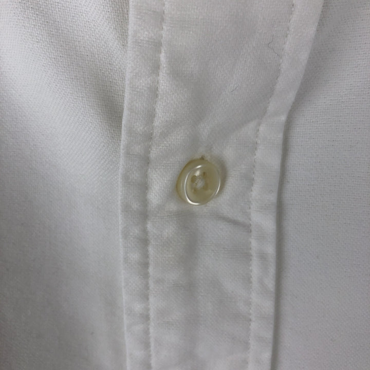 Ralph Lauren Classic Fit Long Sleeve Button Down Shirt Men's XL cotton white type Vintage Second Hand
