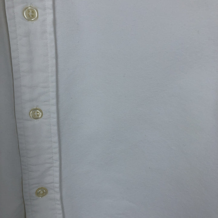 Ralph Lauren Classic Fit Long Sleeve Button Down Shirt Men's XL cotton white type Vintage Second Hand