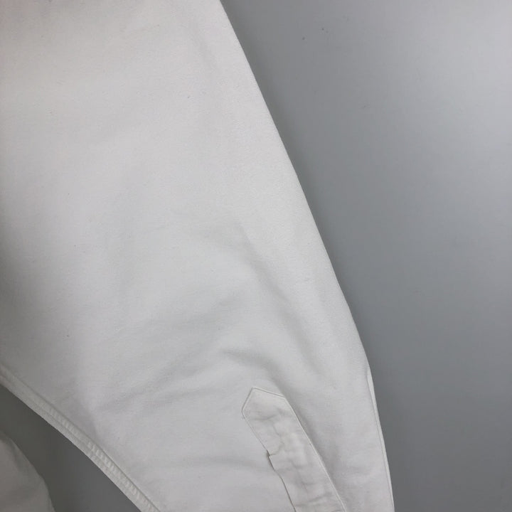 Ralph Lauren YARMOUTH long sleeve button down shirt, men's size L cotton white type Vintage Second Hand