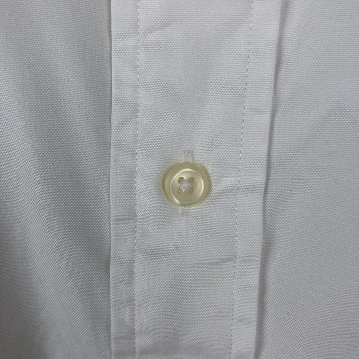 Ralph Lauren YARMOUTH long sleeve button down shirt, men's XL size cotton white type Vintage Second Hand