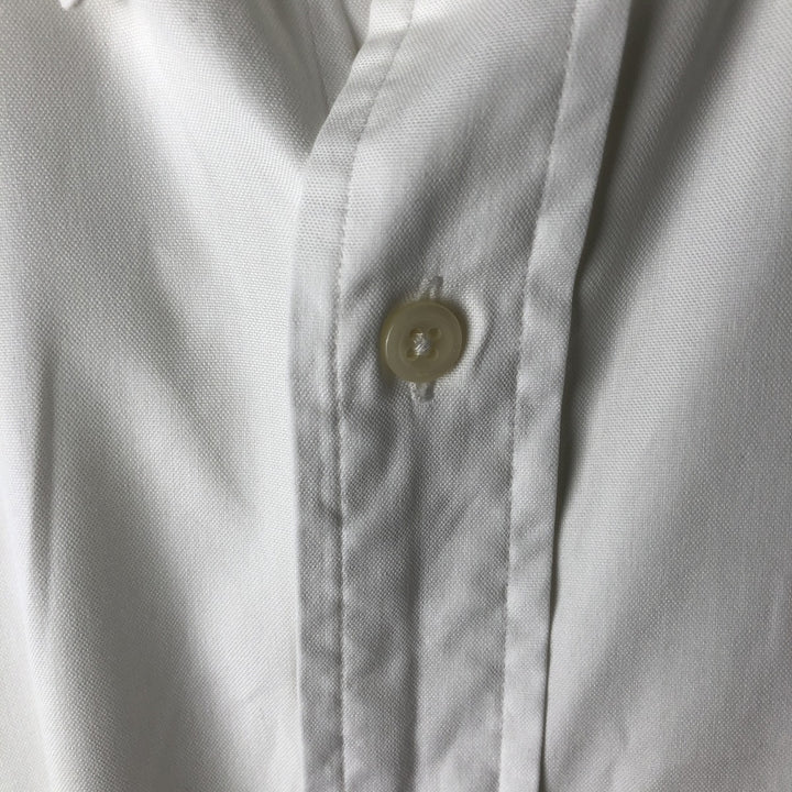 Ralph Lauren YARMOUTH long sleeve button down shirt, men's XL size cotton white type Vintage Second Hand