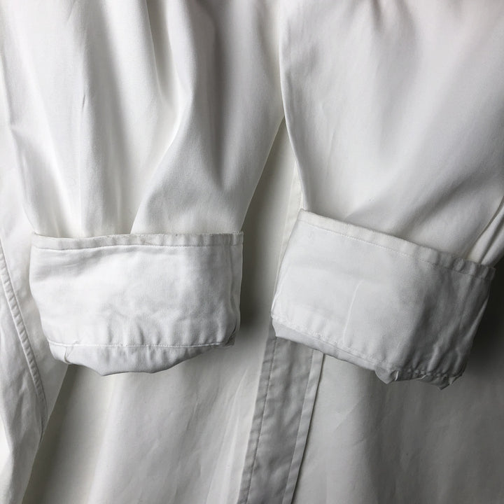 Ralph Lauren YARMOUTH long sleeve button down shirt, men's XL size cotton white type Vintage Second Hand