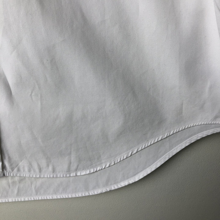 Ralph Lauren YARMOUTH long sleeve button down shirt, men's XL size cotton white type Vintage Second Hand