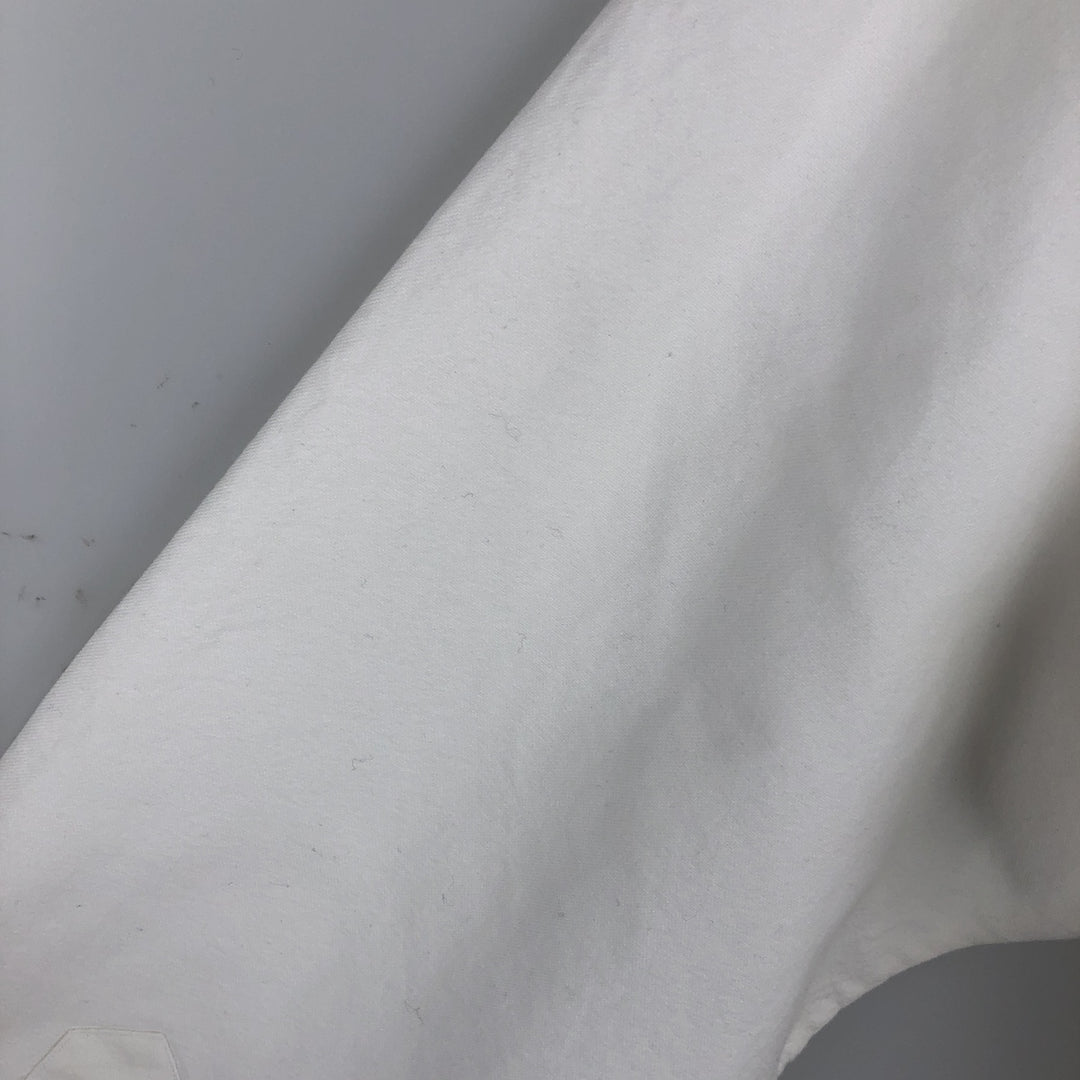 Ralph Lauren YARMOUTH long sleeve button down shirt, men's size L cotton white type Vintage Second Hand