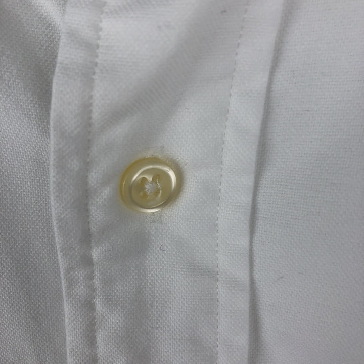 Ralph Lauren YARMOUTH long sleeve button down shirt, men's XL size cotton white type Vintage Second Hand