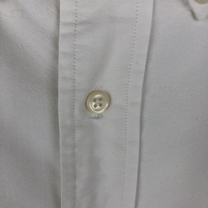 Ralph Lauren YARMOUTH long sleeve button down shirt, men's XL size cotton white type Vintage Second Hand