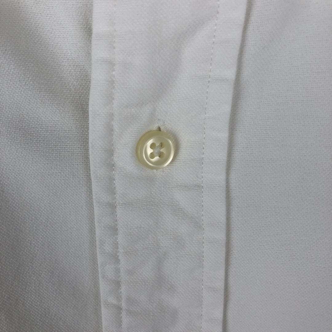 Ralph Lauren YARMOUTH long sleeve button down shirt, men's XL size cotton white type Vintage Second Hand