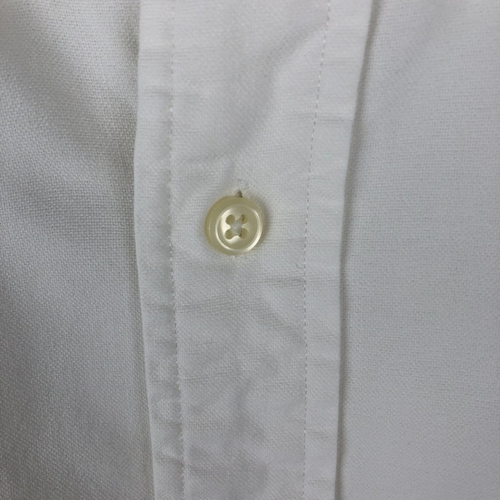 Ralph Lauren YARMOUTH long sleeve button down shirt, men's XL size cotton white type Vintage Second Hand