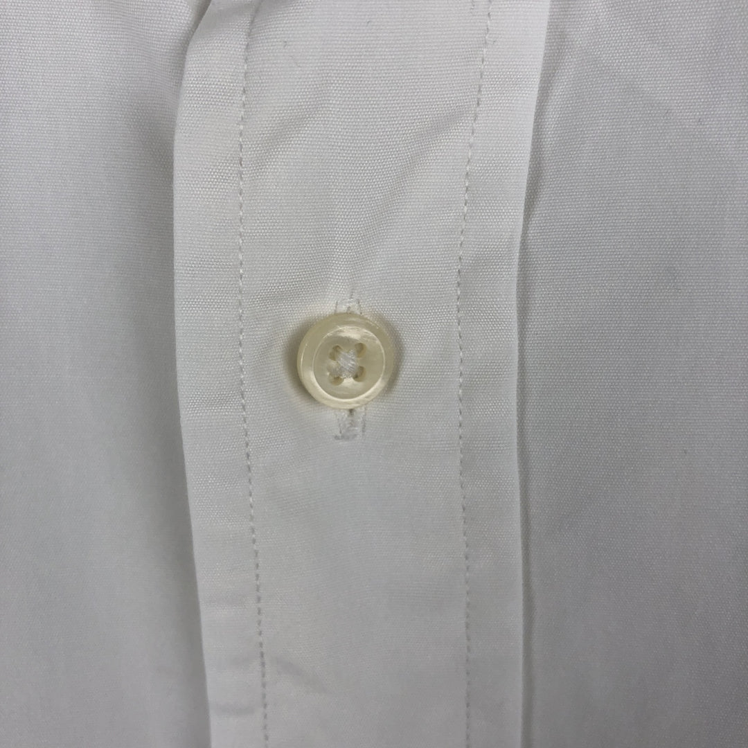 Ralph Lauren long sleeve button down shirt, men's XL size cotton white type Vintage Second Hand