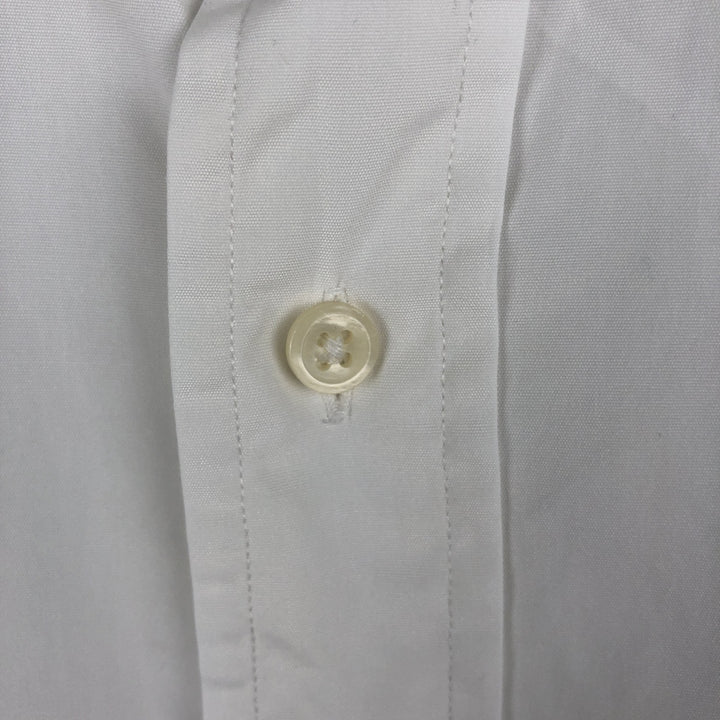 Ralph Lauren long sleeve button down shirt, men's XL size cotton white type Vintage Second Hand