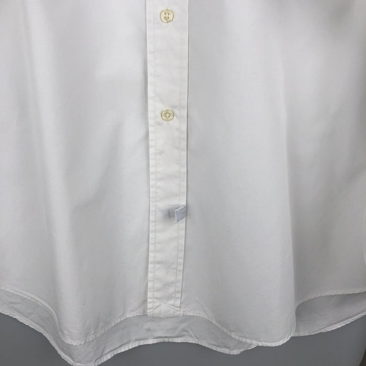 Ralph Lauren long sleeve button down shirt, men's XL size cotton white type Vintage Second Hand
