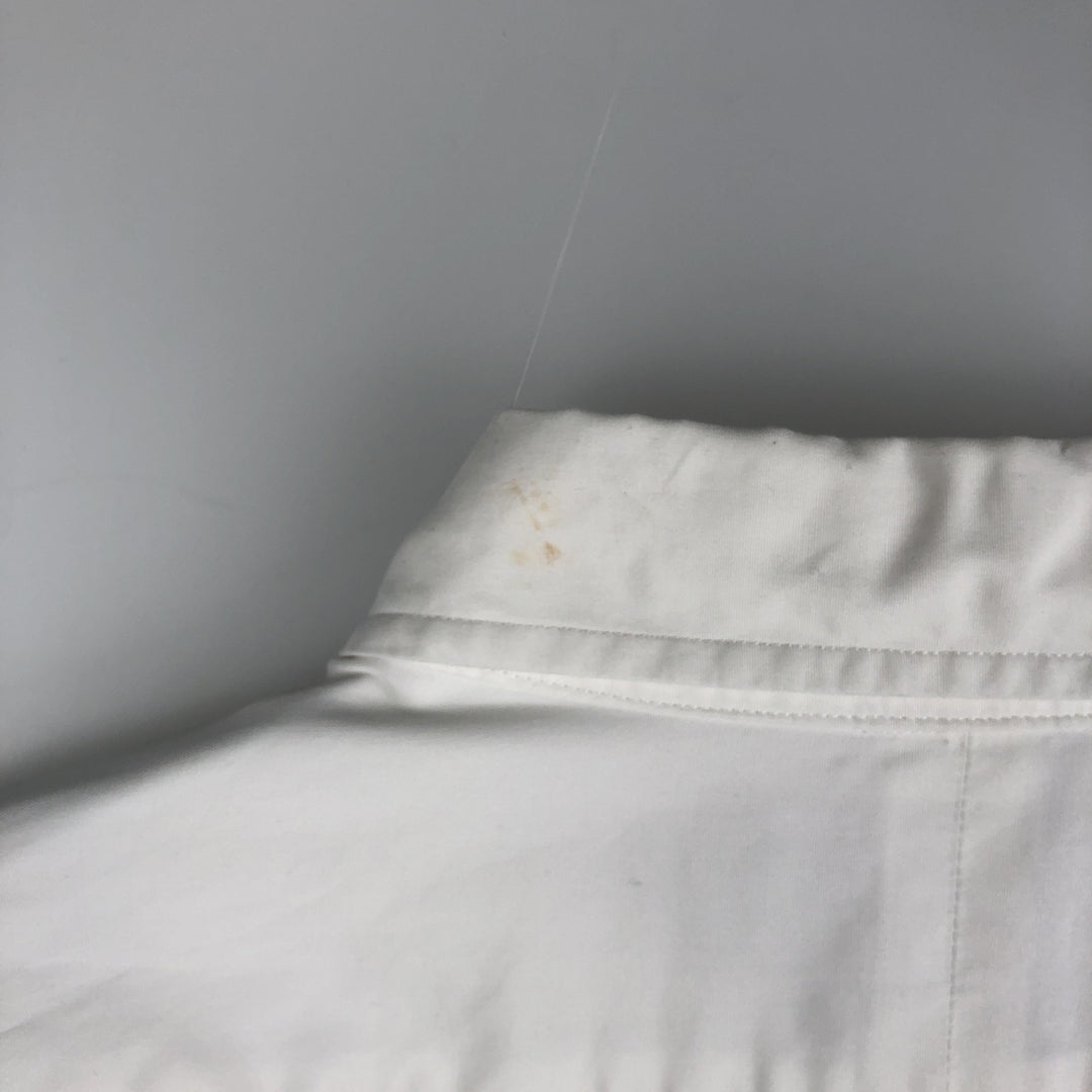 Ralph Lauren long sleeve button down shirt, men's XL size cotton white type Vintage Second Hand