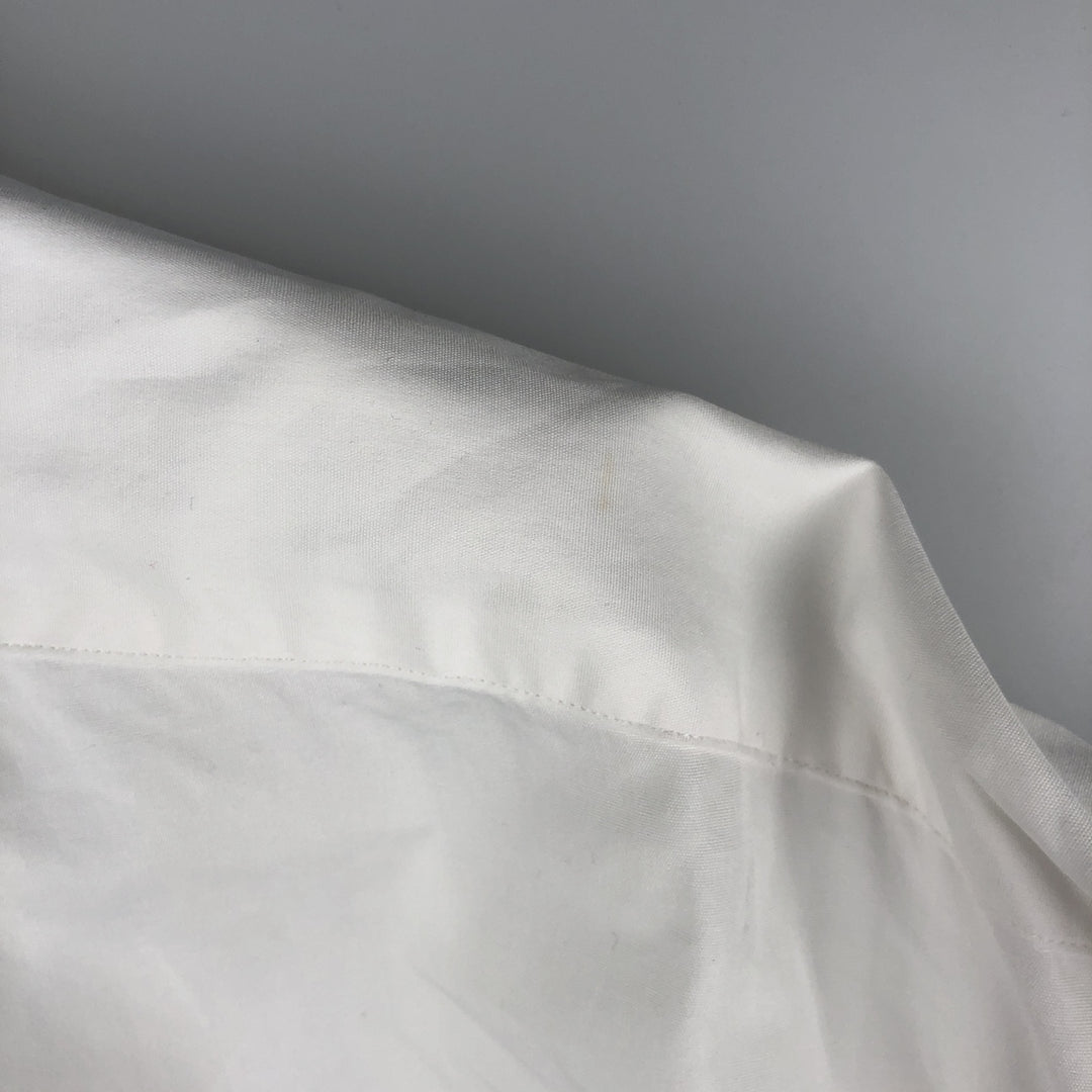 Ralph Lauren long sleeve button down shirt, men's XL size cotton white type Vintage Second Hand