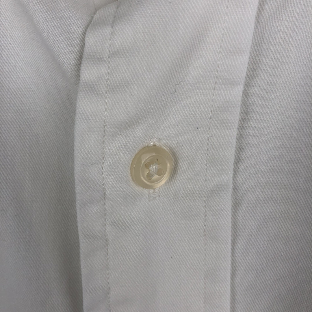 Ralph Lauren BLAIRE long sleeve button down shirt, men's XL size cotton white type Vintage Second Hand
