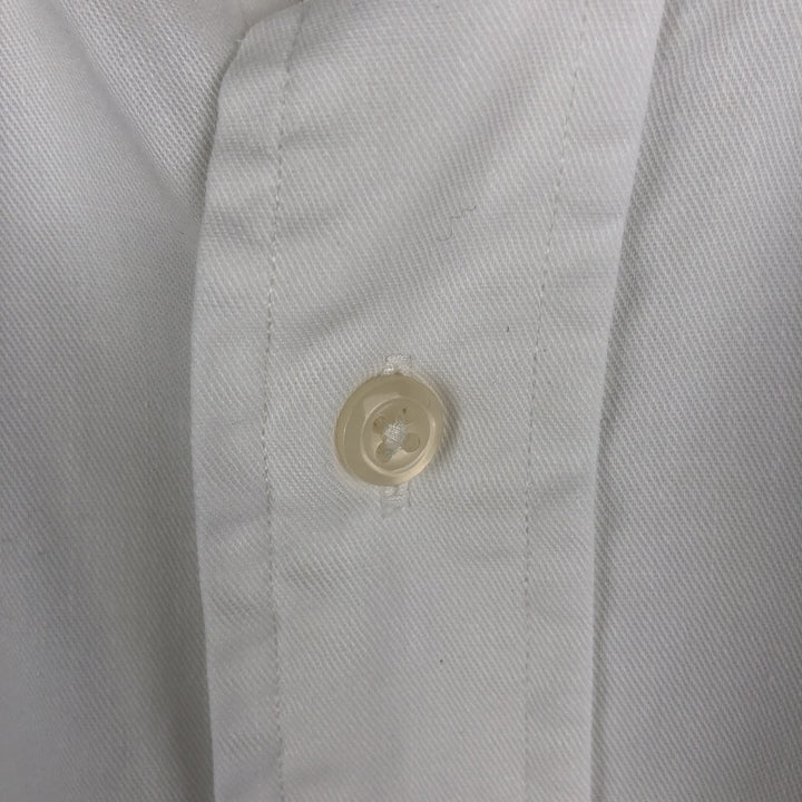 Ralph Lauren BLAIRE long sleeve button down shirt, men's XL size cotton white type Vintage Second Hand