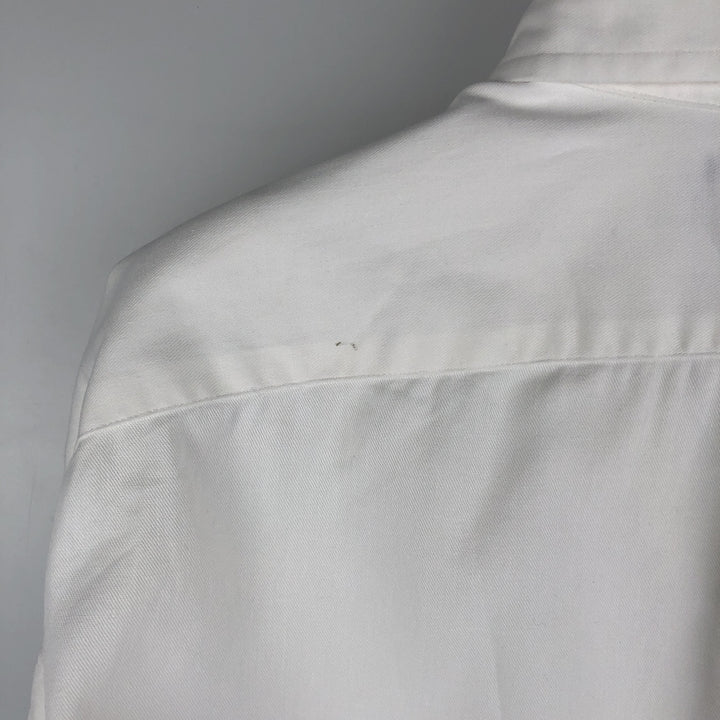 Ralph Lauren BLAIRE long sleeve button down shirt, men's XL size cotton white type Vintage Second Hand