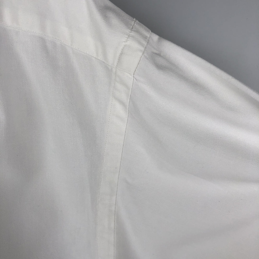 Ralph Lauren BLAIRE long sleeve button down shirt, men's XL size cotton white type Vintage Second Hand