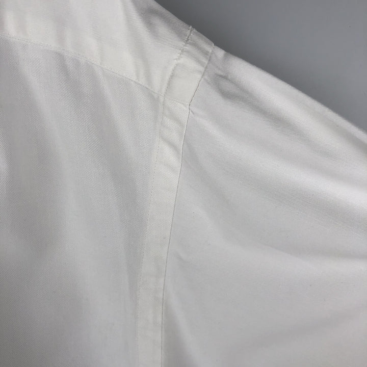 Ralph Lauren BLAIRE long sleeve button down shirt, men's XL size cotton white type Vintage Second Hand