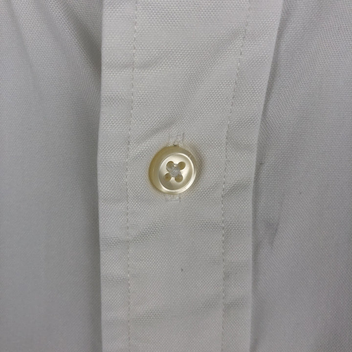 Ralph Lauren Classic Fit Long Sleeve Button Down Shirt Men's XXXL cotton white type Vintage Second Hand