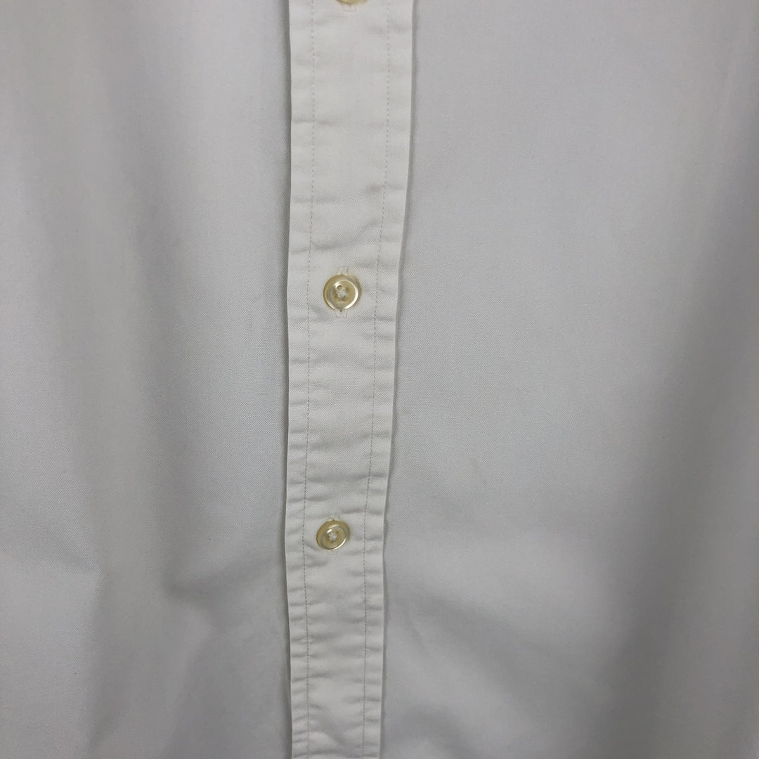 Ralph Lauren Classic Fit Long Sleeve Button Down Shirt Men's XXXL cotton white type Vintage Second Hand