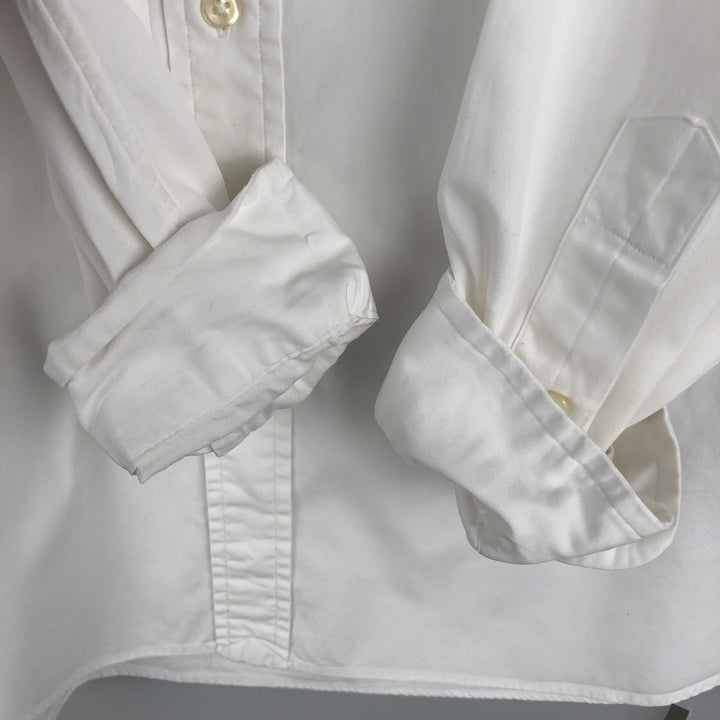 Ralph Lauren Classic Fit Long Sleeve Button Down Shirt Men's XXXL cotton white type Vintage Second Hand