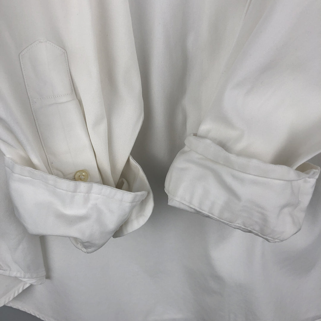 Ralph Lauren Classic Fit Long Sleeve Button Down Shirt Men's XXXL cotton white type Vintage Second Hand