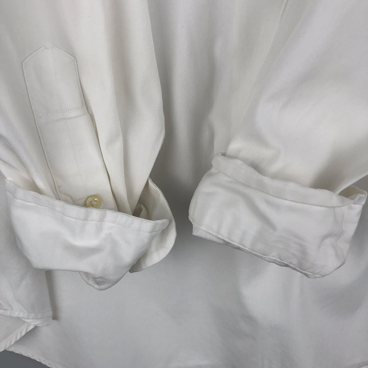 Ralph Lauren Classic Fit Long Sleeve Button Down Shirt Men's XXXL cotton white type Vintage Second Hand