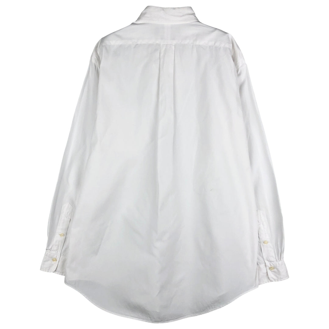 Ralph Lauren long sleeve button down shirt size 16.1 cotton white type Vintage Second Hand