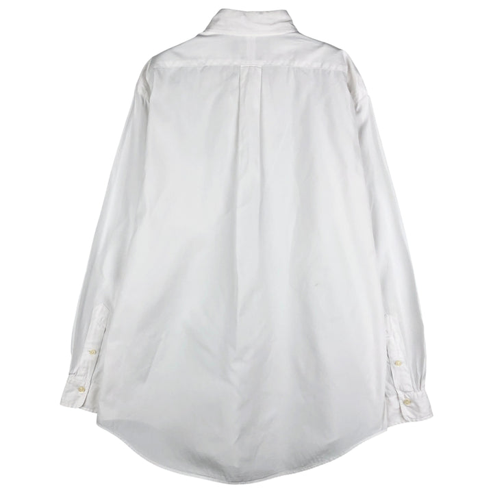 Ralph Lauren long sleeve button down shirt size 16.1 cotton white type Vintage Second Hand