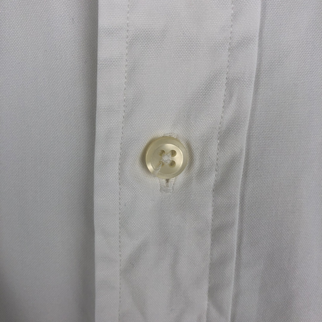 Ralph Lauren long sleeve button down shirt size 16.1 cotton white type Vintage Second Hand