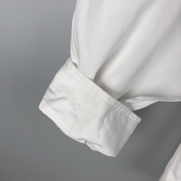 Ralph Lauren long sleeve button down shirt size 16.1 cotton white type Vintage Second Hand